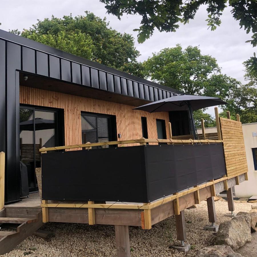 Maison Chaleureuse Et Cosy En Bois De 2021 Pres De Quimper Ergue-Gaberic Bagian luar foto